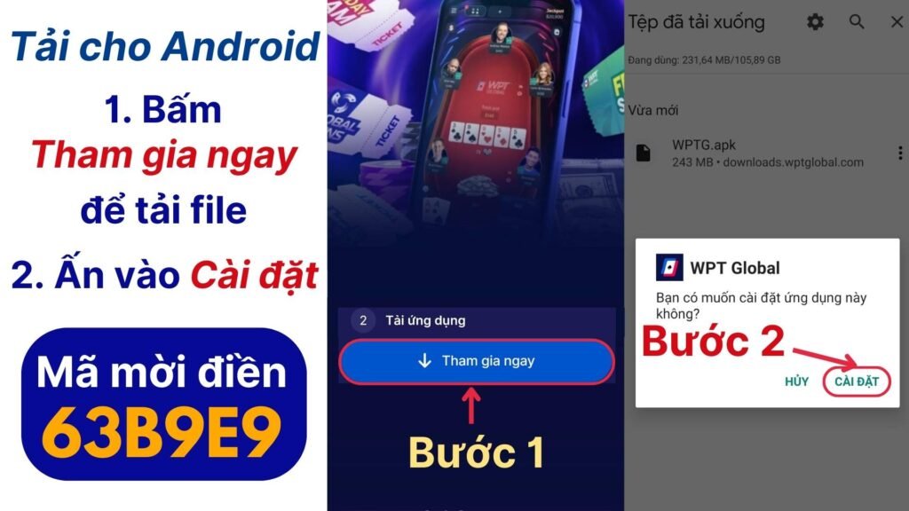 Tải và cài đặt WPT Global trên điện thoại Android